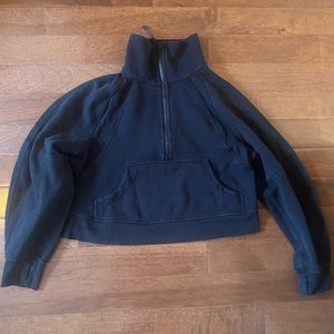 Lululemon Scuba funnel neck half zip